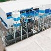 Бетонный завод SmartBeton 50 S под вибропресс QUNFENG QS 1200 - 1300/HESS GROUP Multimat RH 600