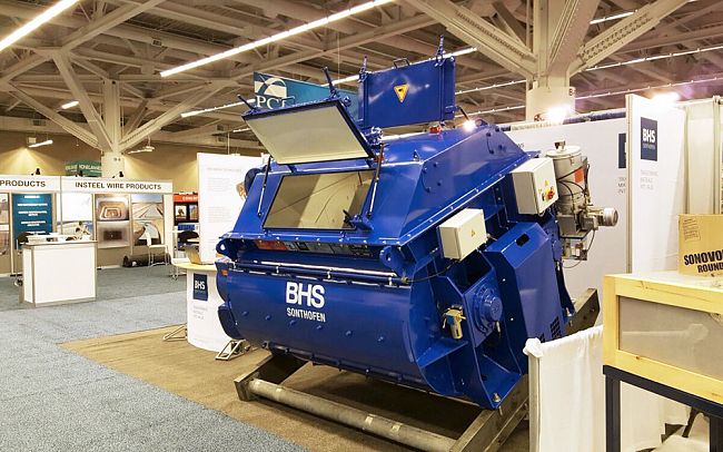 Двухвальный бетоносмеситель BHS - DKX 1.00